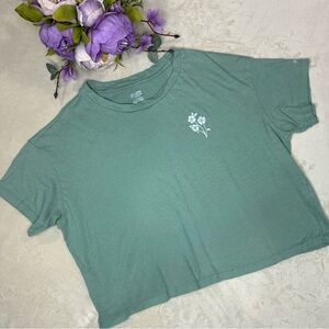 NEW Victoria’s Secret PINK Green Crop Top